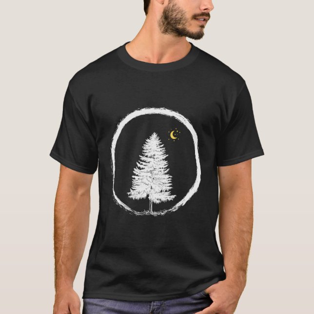 E Tree Moon Light T-Shirt (Front)