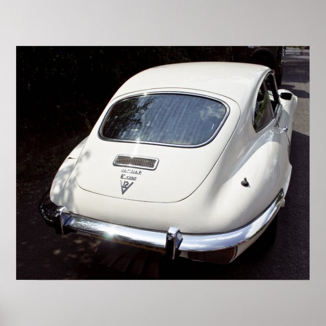 E-Type Jaguar Poster (Front)