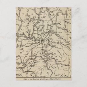E Washington Idaho Region Postcard