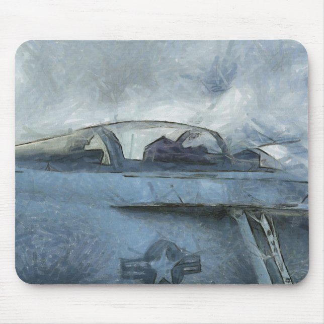 EA-18 Cockpit Art Mouse Mat (Front)