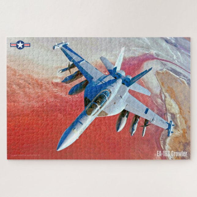 EA-18G GROWLER (20x30 INCH) Jigsaw Puzzle (Horizontal)