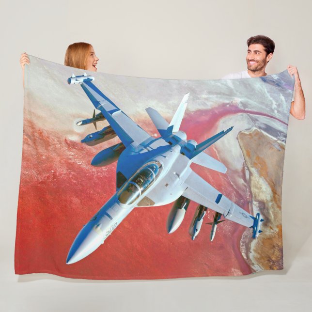 EA-18G GROWLER FLEECE BLANKET (In Situ)