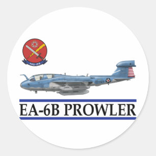EA-6B "Prowler" Classic Round Sticker