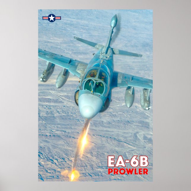 EA-6B PROWLER - FLARES! POSTER (Front)
