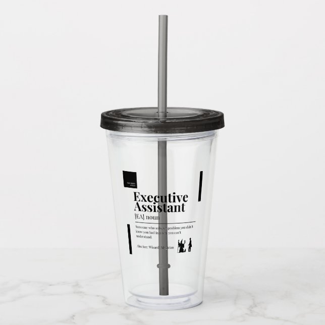 EA Definition Clear Tumbler (Front)