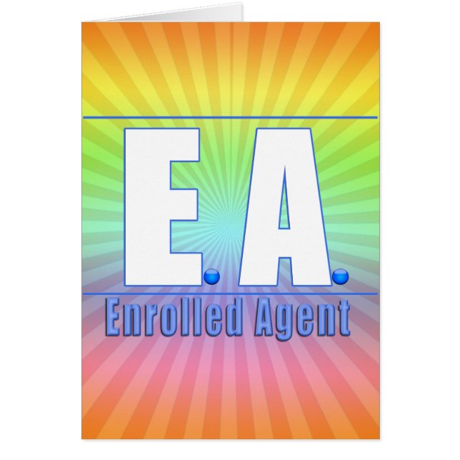 EA LOGO1 ENROLLED AGENT (Front)