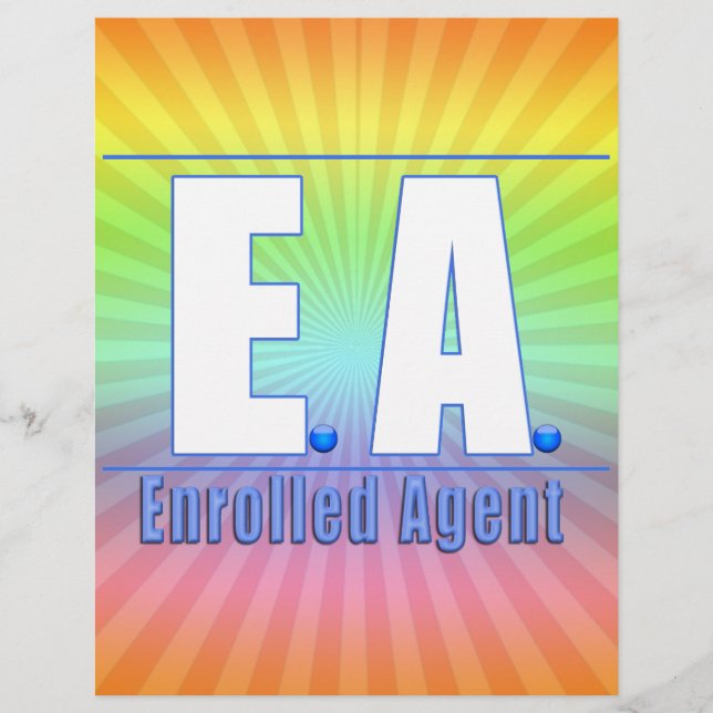 EA LOGO1 ENROLLED AGENT (Front)