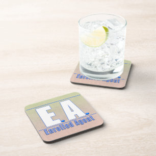 EA LOGO1 ENROLLED AGENT COASTER