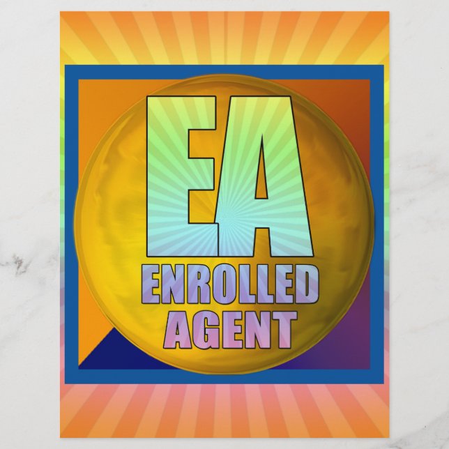 EA LOGO ENROLLED AGENT (Front)