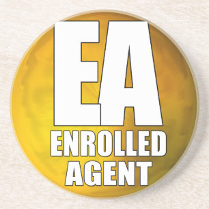 EA LOGO ENROLLED AGENT COASTER
