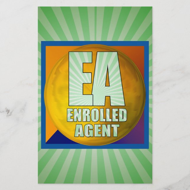 EA LOGO ENROLLED AGENT STATIONERY (Front)