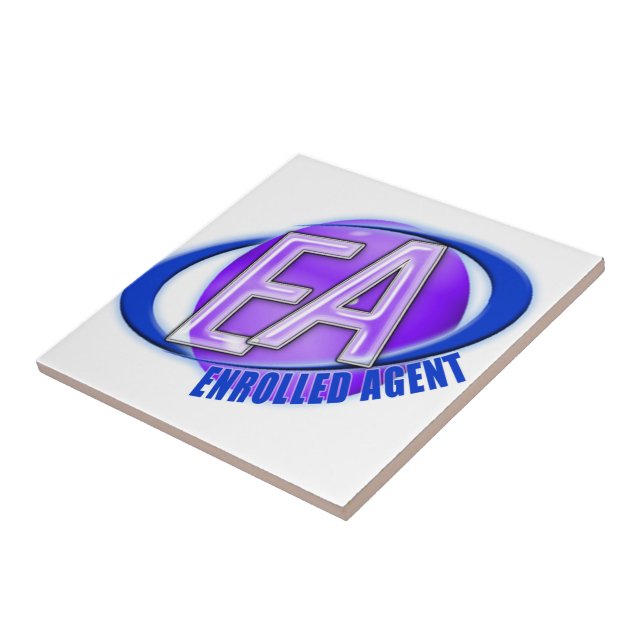 EA ORB SWOOSH LOGO - ENROLLED AGENT TILE (Side)