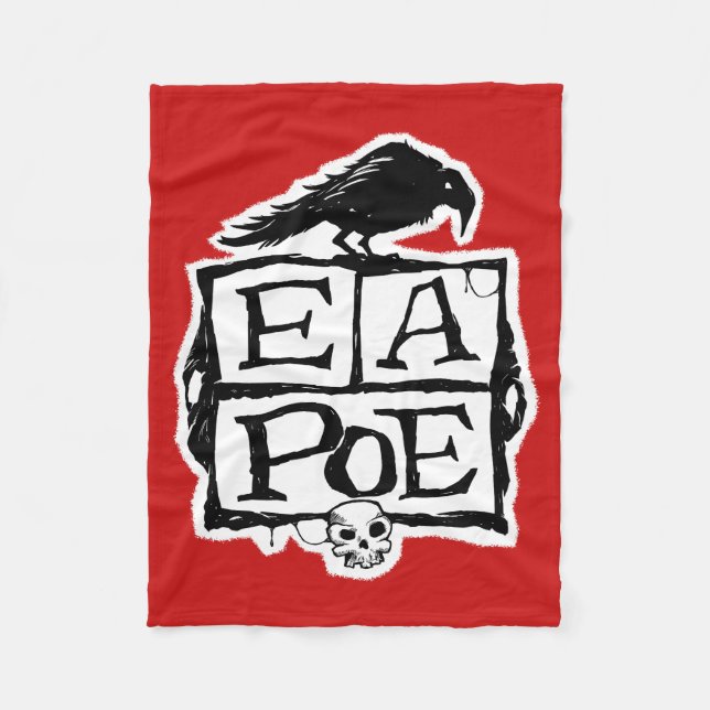 EA Poe Boxes Fleece Blanket (Front)