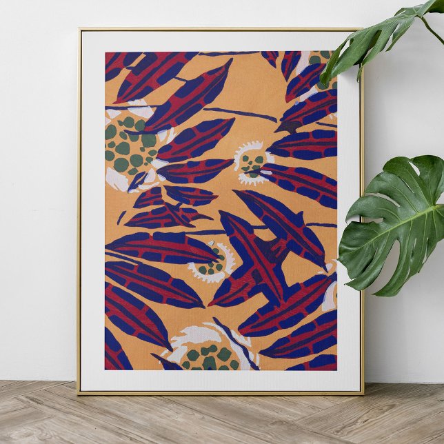 EA Séguy botanical flower print poster (Creator Uploaded)