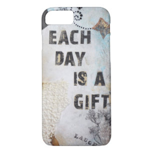 Each Day Is A Gift Quote iPhone 8/7 Case