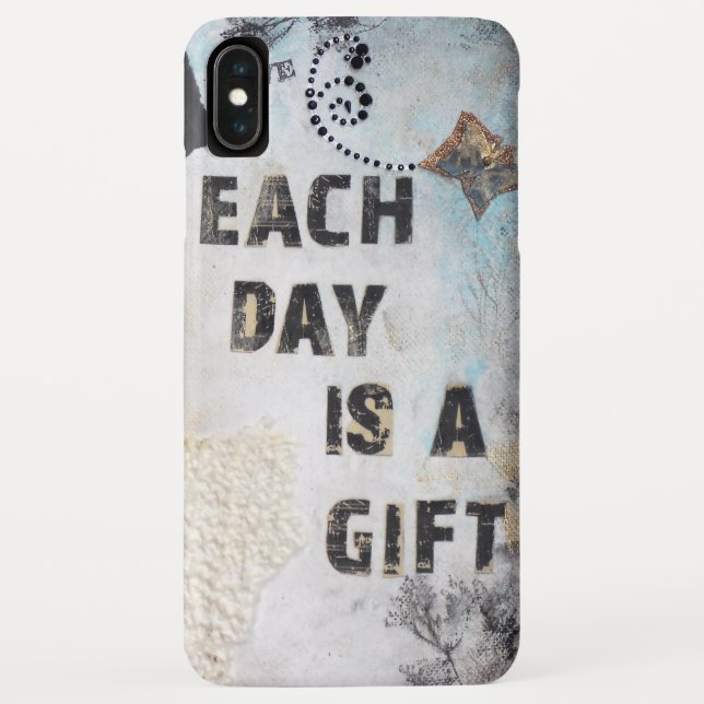 Each Day Is A Gift Quote Case-Mate iPhone Case (Back)