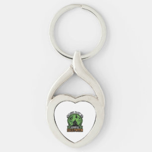 Each Day Joyful Halloween Haunted House Witch Cat Key Ring