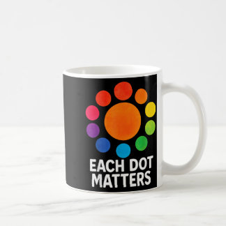 Each Dot Matters Polka Dot Lover Happy Dot Day Coffee Mug