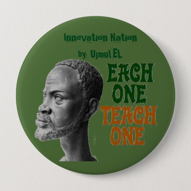 Each One,Teach One button (Front)