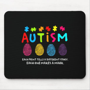 Each Print Tells A Different Story Fingerprint Aut Mouse Mat