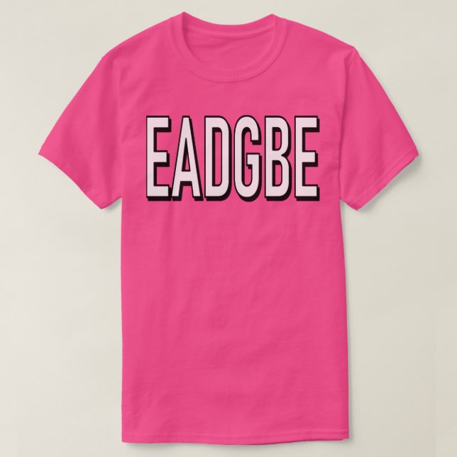 EADGBE  T-Shirt (Design Front)