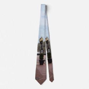 Eads Bridge Along Lucas Ave Neck Tie