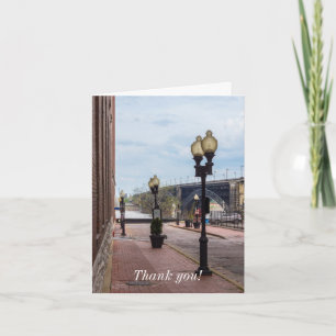 Eads Bridge Along Lucas Ave Thank You Card