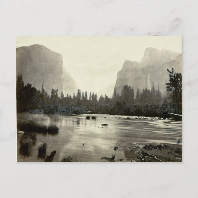 Eadweard J. Muybridge Valley of the Yosemite Postcard (Front)