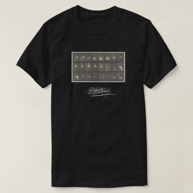 Eadweard Muybridge Animal Locomotion T-Shirt (Design Front)