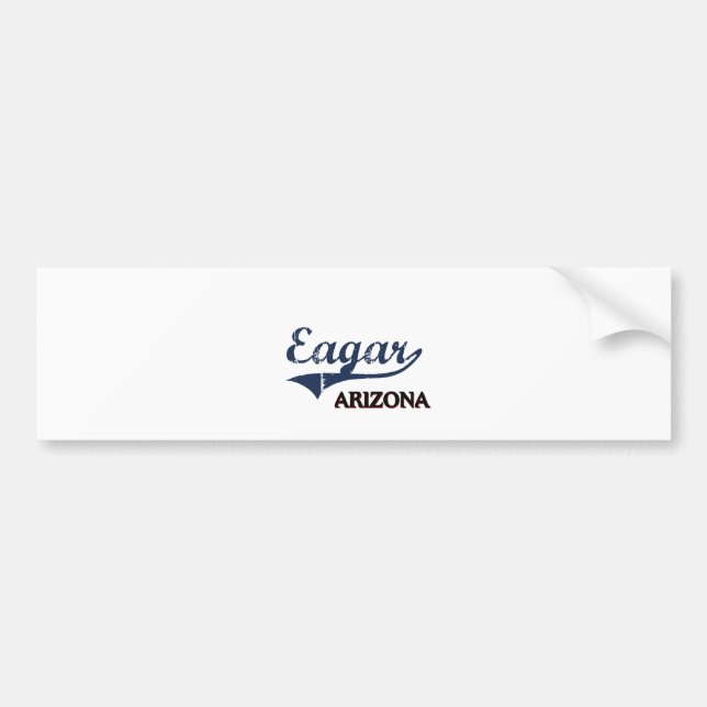 Eagar Arizona City Classic Bumper Sticker (Front)