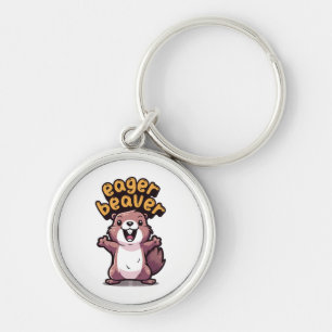 Eager Beaver Key Ring