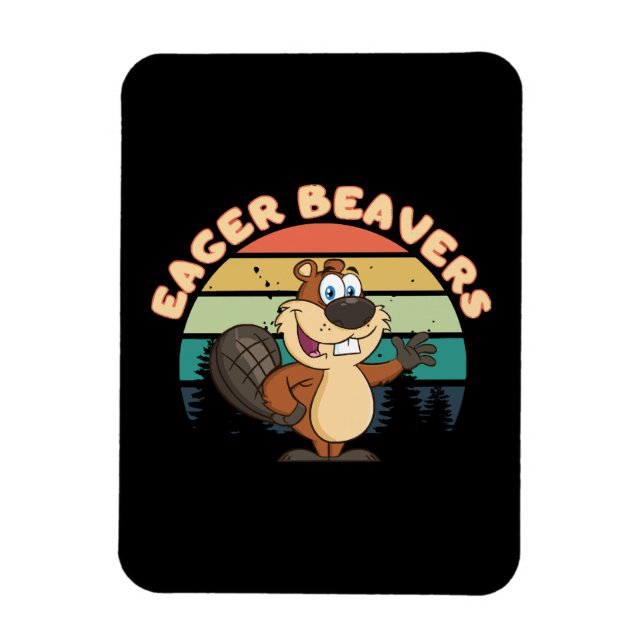 Eager Beavers Magnet (Vertical)