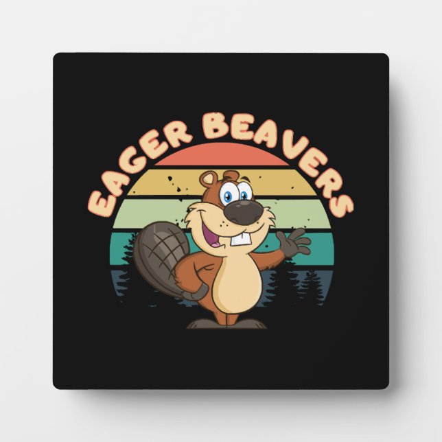 Eager Beavers Plaque (Front)