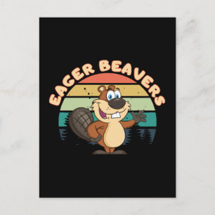 Eager Beavers Postcard