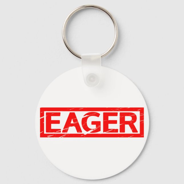Eager Stamp Key Ring (Front)