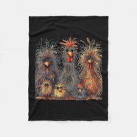 Eagerlys Colourful Funny Chicken Art 