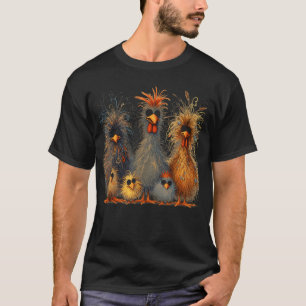 Eagerlys Colourful Funny Chicken Art,for Men Women T-Shirt