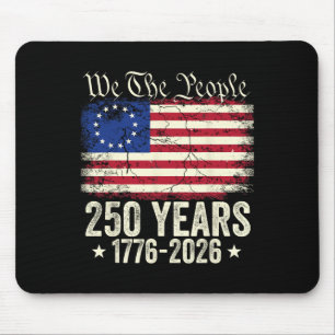 Eagle 250 Years American 1776 2026 250th Usa Birth Mouse Mat
