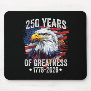 Eagle 250 Years American 1776 2026 250th Usa Birth Mouse Mat