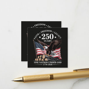 Eagle 250th Anniversary USA Enclosure Card