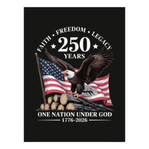 Eagle 250th Anniversary USA Photo Print