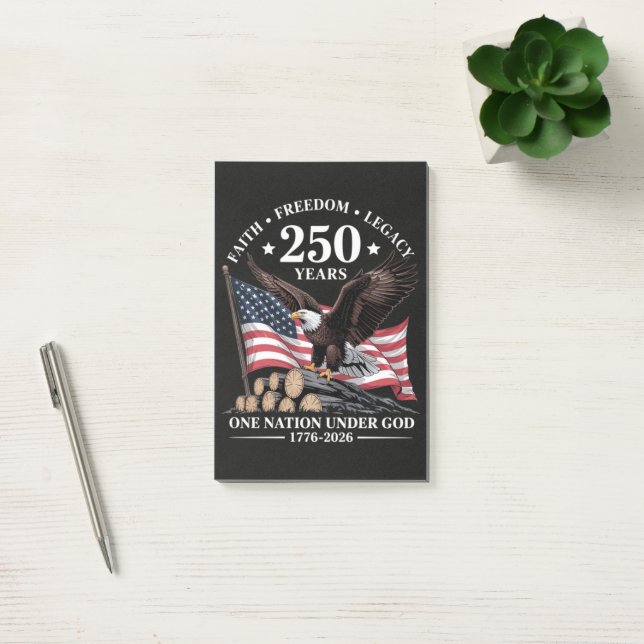 Eagle 250th Anniversary USA Post-it Notes (Office)