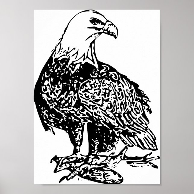 Eagle 2 Print, Value Poster Paper (Matte) (Front)