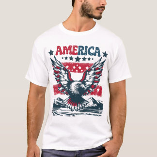 Eagle American Patriotic T-Shirt