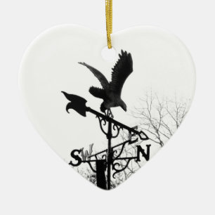 Eagle and Arrow Ceramic Tree Decoration