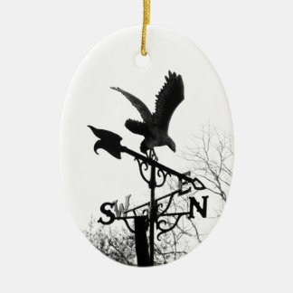 Eagle and Arrow Ceramic Tree Decoration