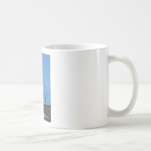 Eagle and Arrow Weather vane blue skys Coffee Mug