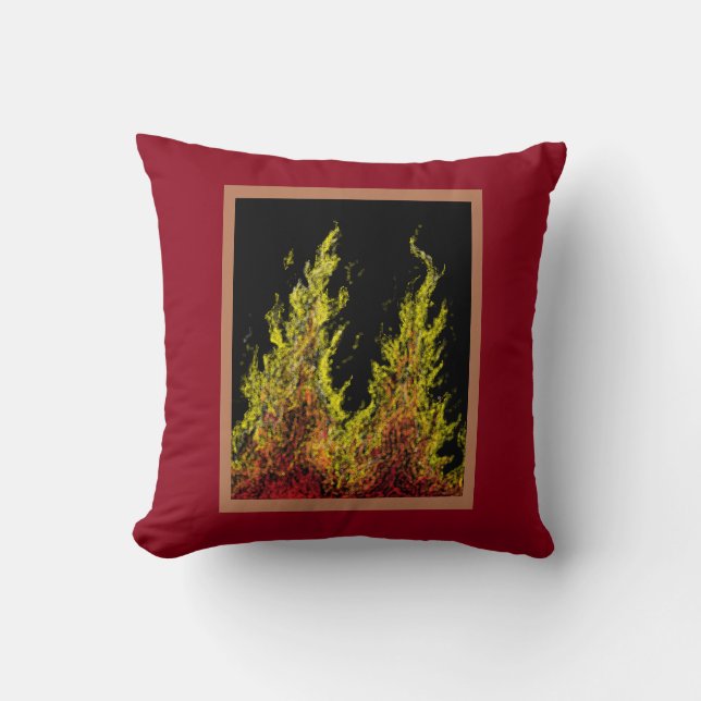 eagle and fire cushion (Front)