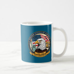 Eagle And Flag 1776-2026 250th Birthday America  Coffee Mug