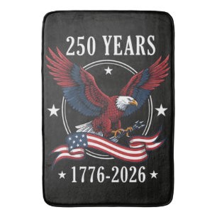 Eagle And Flag 250 Years 1776-2026 250th Bath Mat